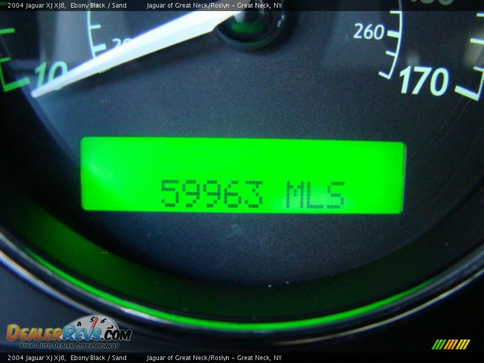 2004 Jaguar XJ XJ8 Ebony Black / Sand Photo #15
