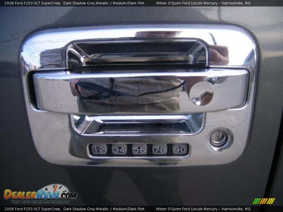 2008 Ford F150 XLT SuperCrew Dark Shadow Grey Metallic / Medium/Dark Flint Photo #10
