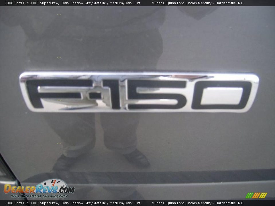 2008 Ford F150 XLT SuperCrew Dark Shadow Grey Metallic / Medium/Dark Flint Photo #12