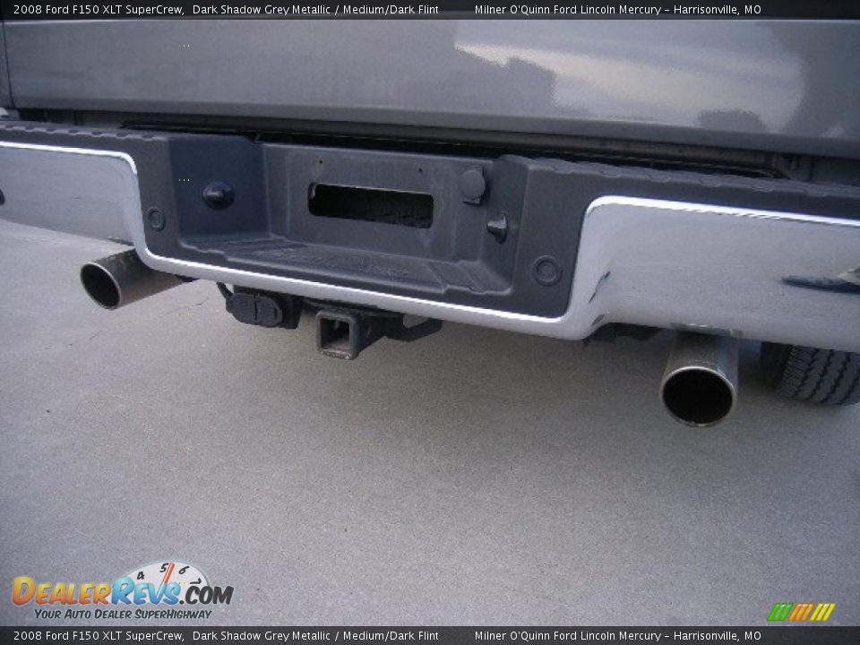 2008 Ford F150 XLT SuperCrew Dark Shadow Grey Metallic / Medium/Dark Flint Photo #13