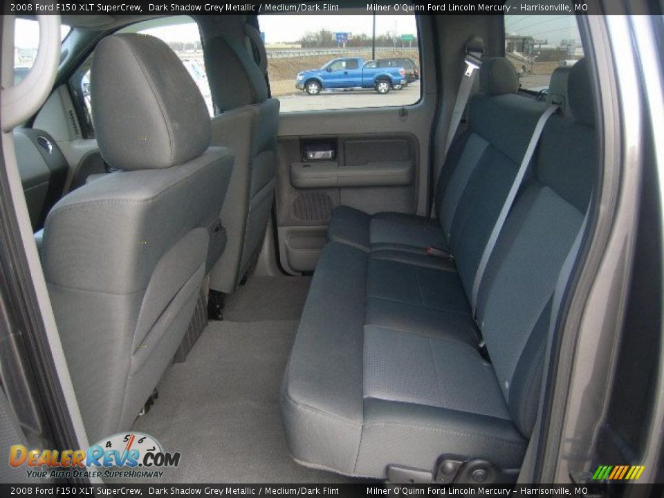 2008 Ford F150 XLT SuperCrew Dark Shadow Grey Metallic / Medium/Dark Flint Photo #16