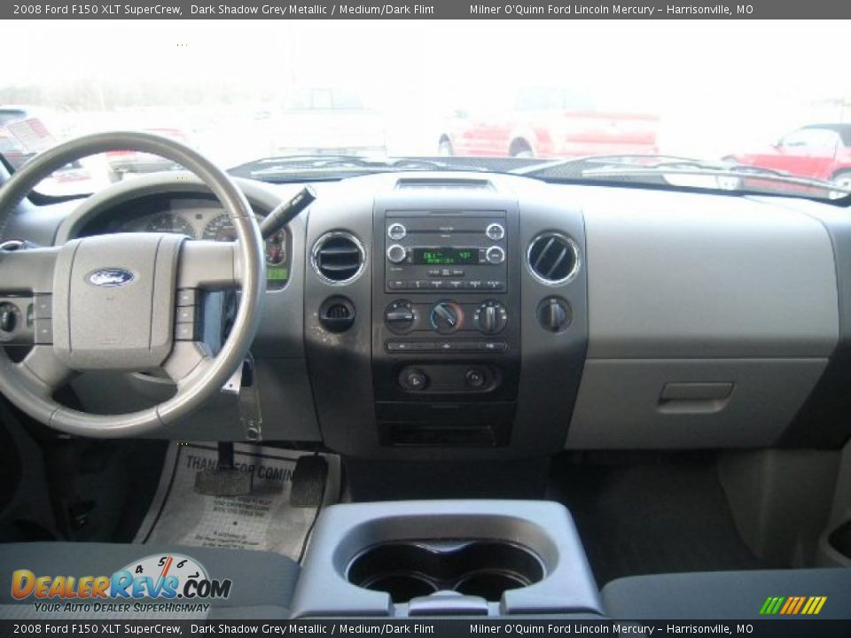 2008 Ford F150 XLT SuperCrew Dark Shadow Grey Metallic / Medium/Dark Flint Photo #18
