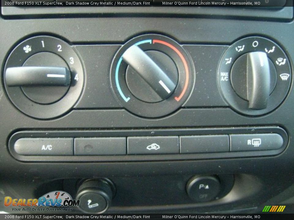 2008 Ford F150 XLT SuperCrew Dark Shadow Grey Metallic / Medium/Dark Flint Photo #23
