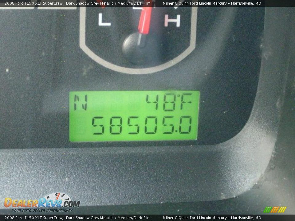 2008 Ford F150 XLT SuperCrew Dark Shadow Grey Metallic / Medium/Dark Flint Photo #28
