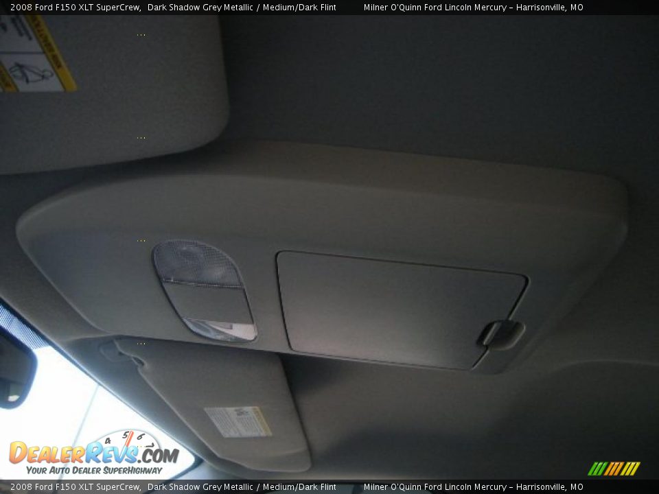 2008 Ford F150 XLT SuperCrew Dark Shadow Grey Metallic / Medium/Dark Flint Photo #30