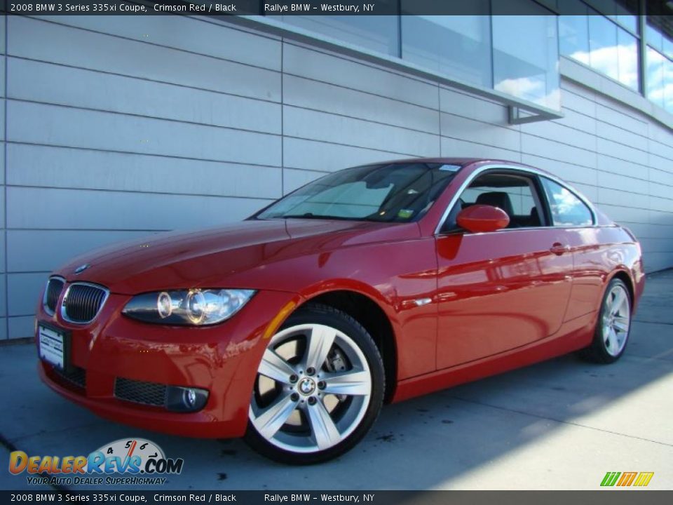2008 BMW 3 Series 335xi Coupe Crimson Red / Black Photo #1