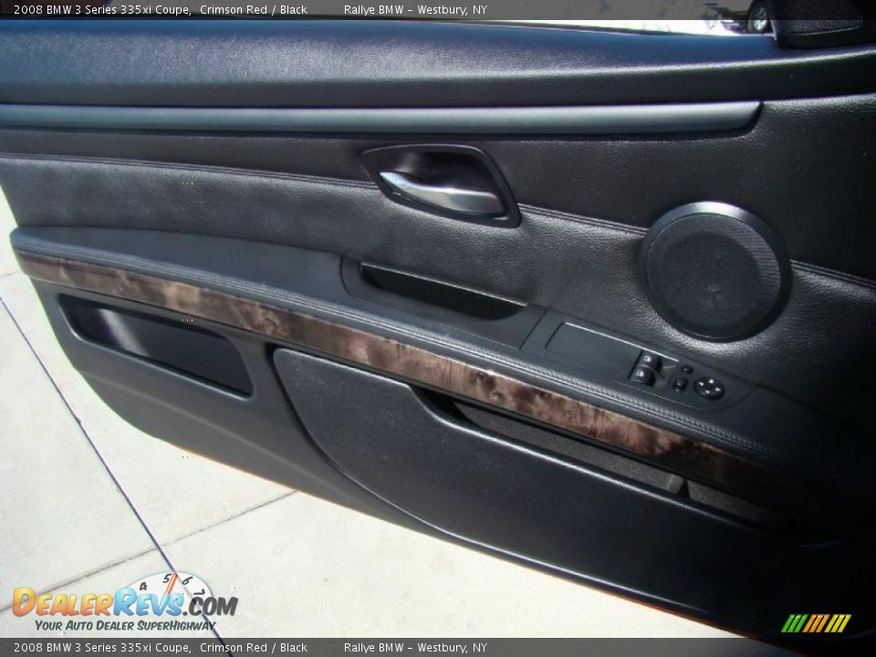 2008 BMW 3 Series 335xi Coupe Crimson Red / Black Photo #7