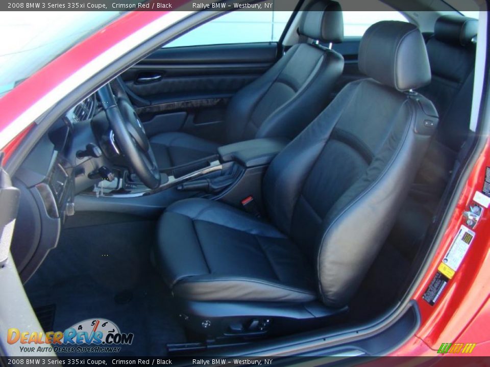 2008 BMW 3 Series 335xi Coupe Crimson Red / Black Photo #8