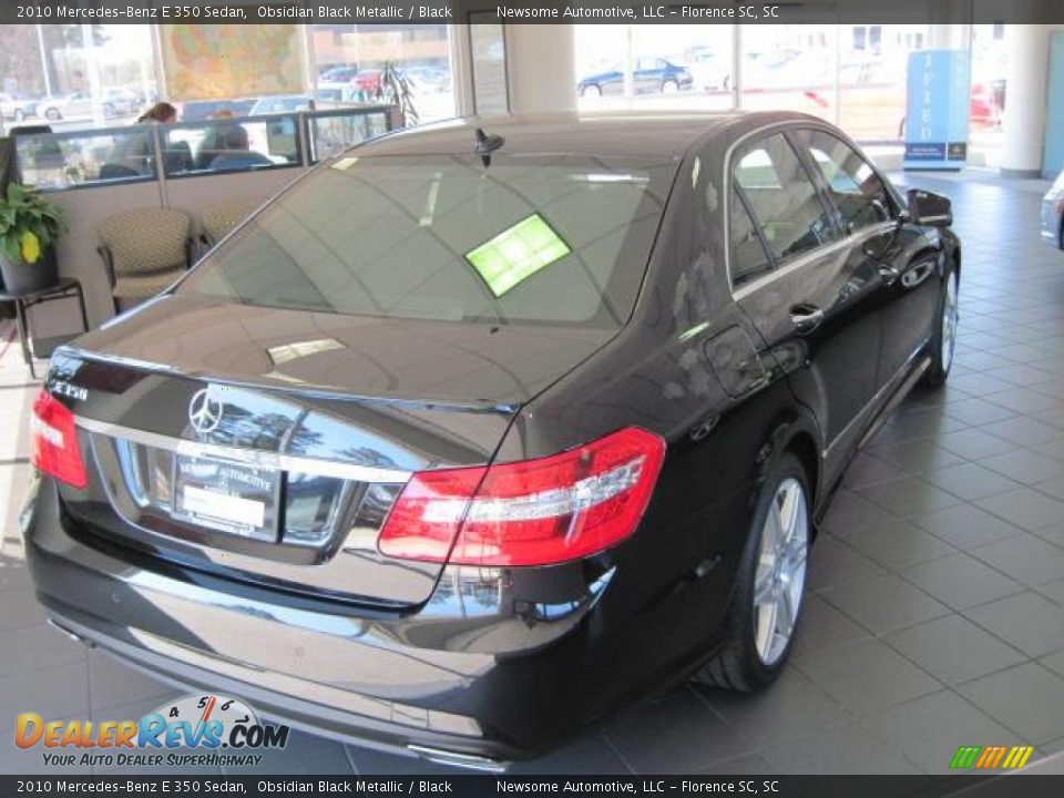 2010 Mercedes-Benz E 350 Sedan Obsidian Black Metallic / Black Photo #2