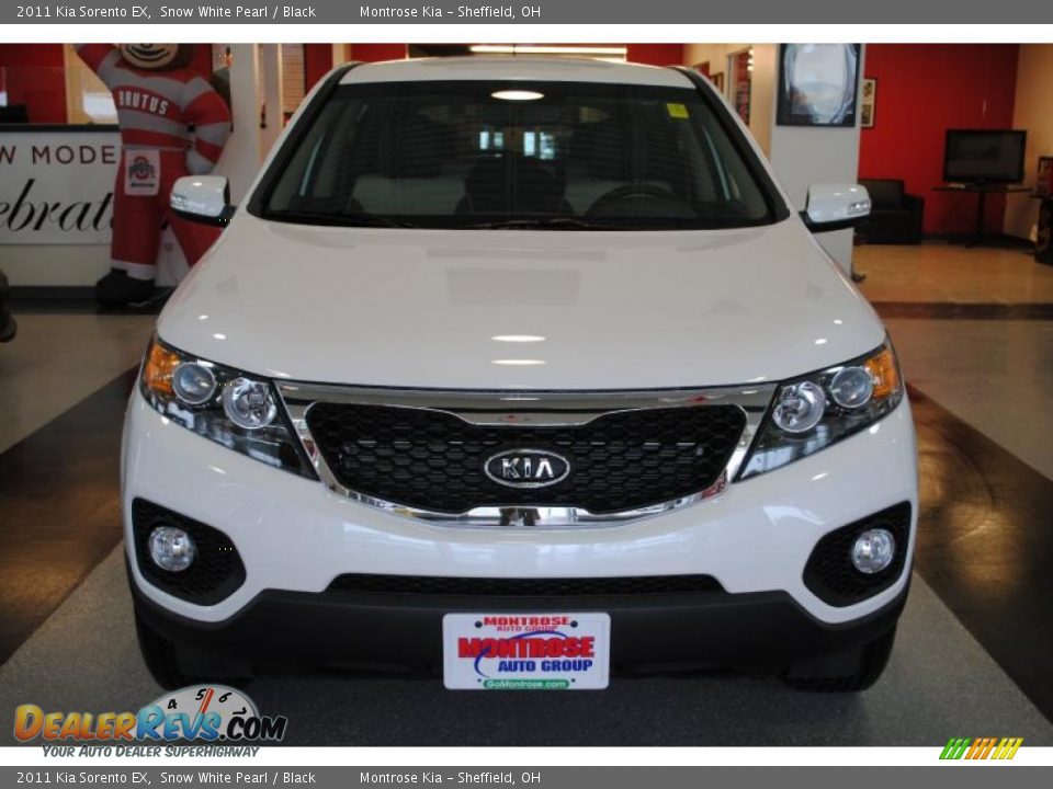 2011 Kia Sorento EX Snow White Pearl / Black Photo #11