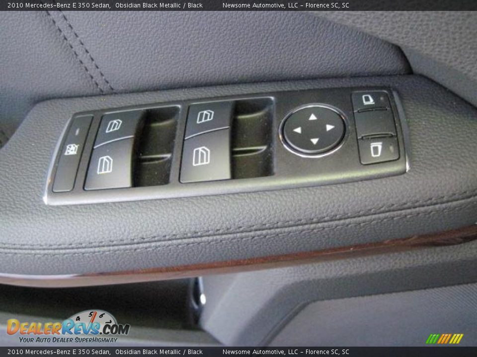 2010 Mercedes-Benz E 350 Sedan Obsidian Black Metallic / Black Photo #11