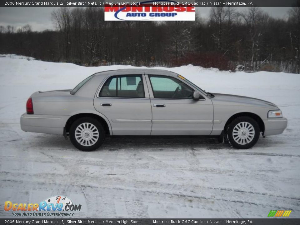2006 Mercury Grand Marquis LS Silver Birch Metallic / Medium Light Stone Photo #1