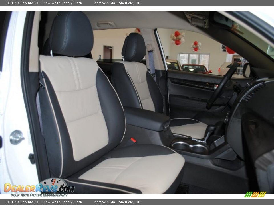 2011 Kia Sorento EX Snow White Pearl / Black Photo #23