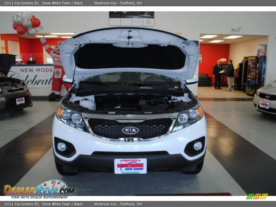 2011 Kia Sorento EX Snow White Pearl / Black Photo #24