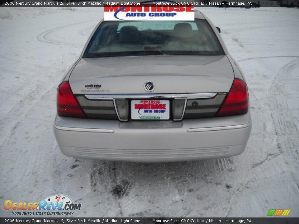 2006 Mercury Grand Marquis LS Silver Birch Metallic / Medium Light Stone Photo #4