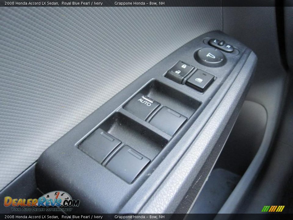 2008 Honda Accord LX Sedan Royal Blue Pearl / Ivory Photo #7