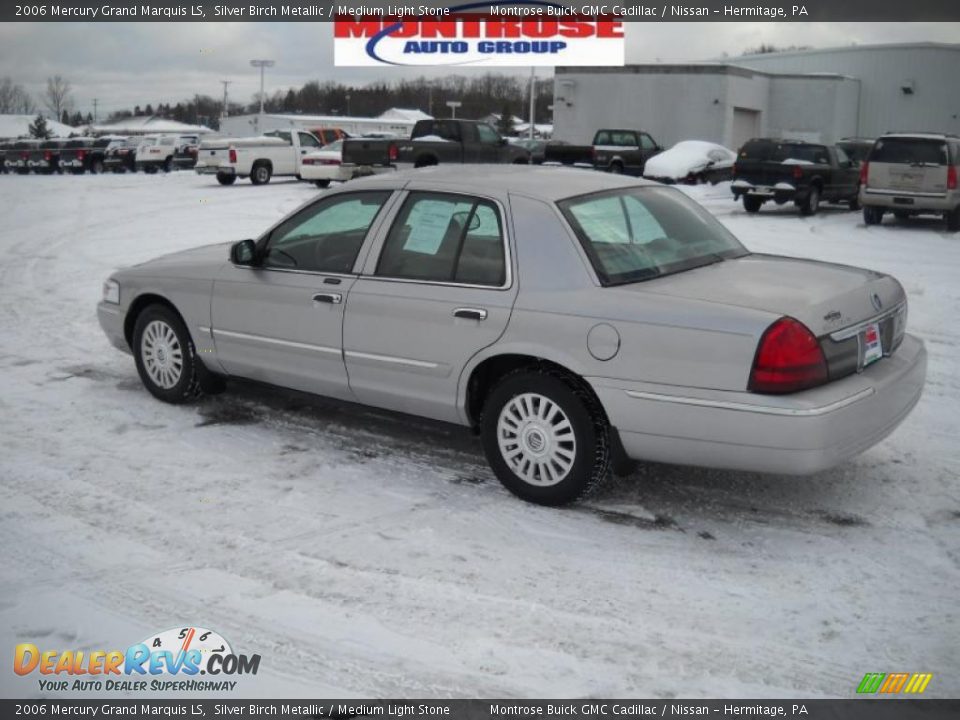 2006 Mercury Grand Marquis LS Silver Birch Metallic / Medium Light Stone Photo #6