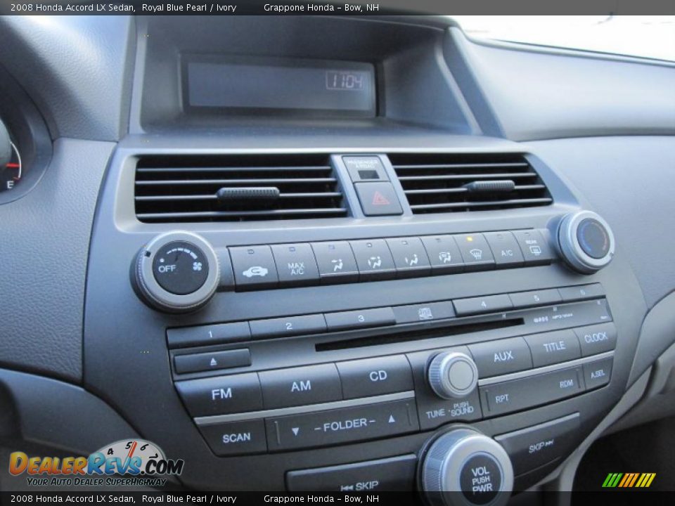 2008 Honda Accord LX Sedan Royal Blue Pearl / Ivory Photo #8