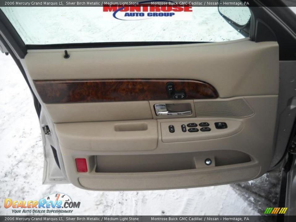 2006 Mercury Grand Marquis LS Silver Birch Metallic / Medium Light Stone Photo #8