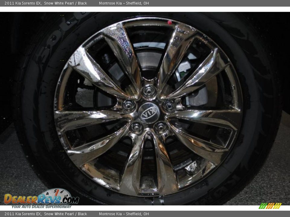 2011 Kia Sorento EX Snow White Pearl / Black Photo #29