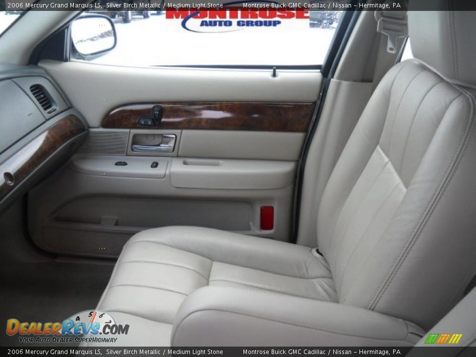 2006 Mercury Grand Marquis LS Silver Birch Metallic / Medium Light Stone Photo #10