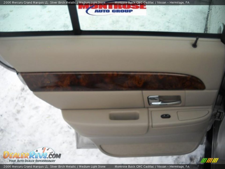 2006 Mercury Grand Marquis LS Silver Birch Metallic / Medium Light Stone Photo #12