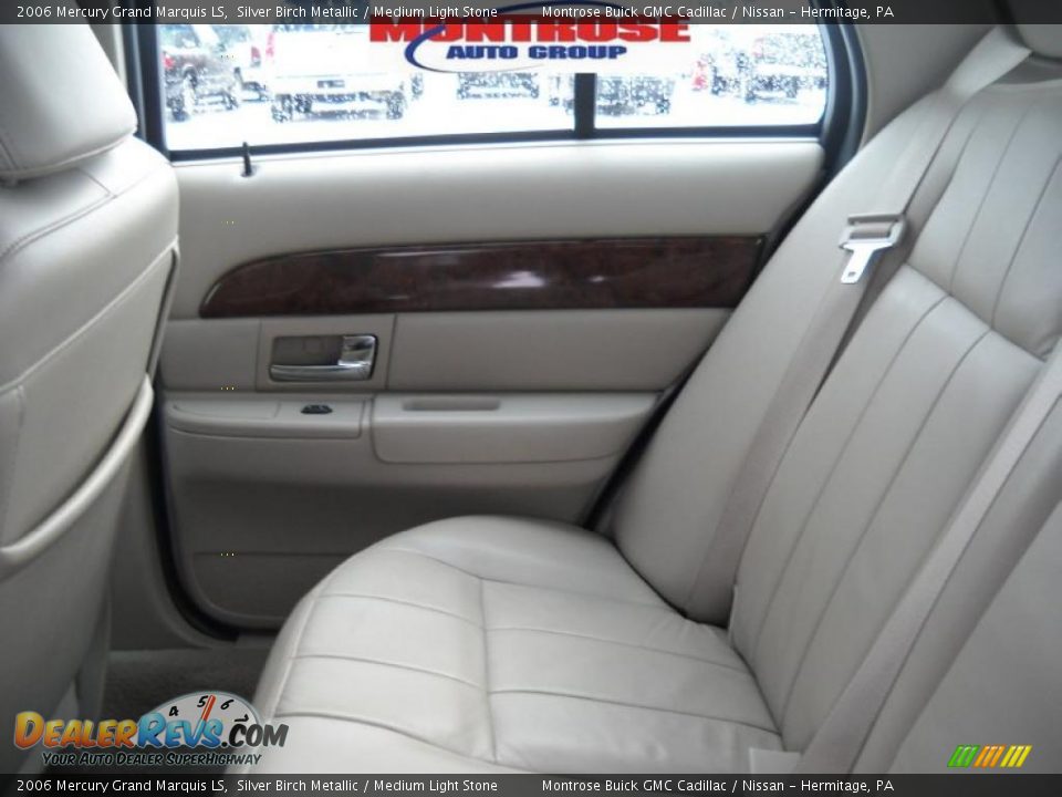 2006 Mercury Grand Marquis LS Silver Birch Metallic / Medium Light Stone Photo #14