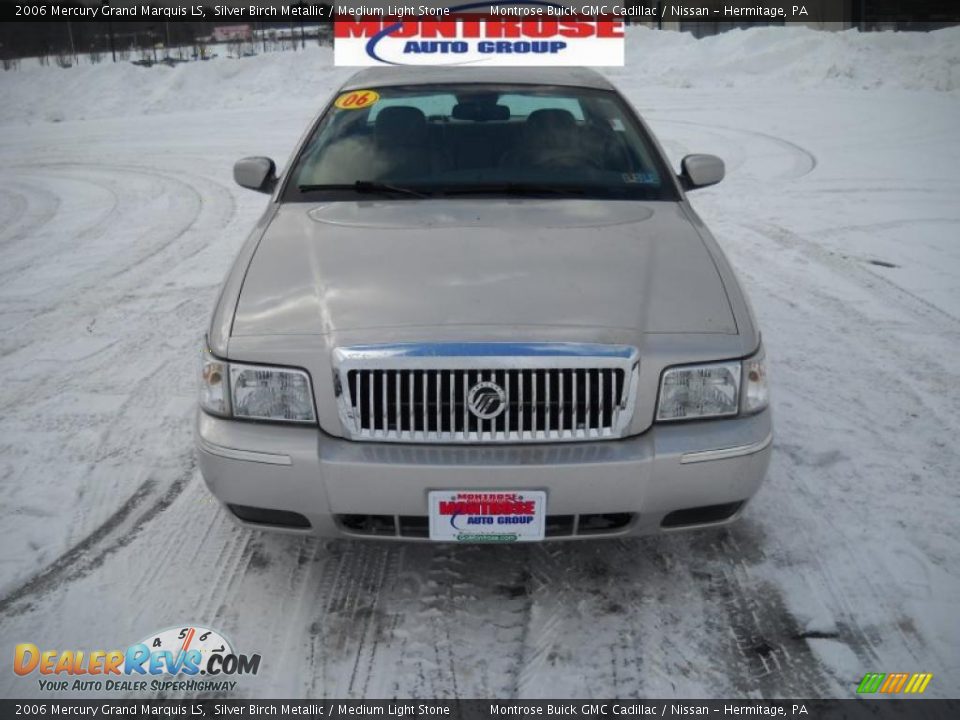2006 Mercury Grand Marquis LS Silver Birch Metallic / Medium Light Stone Photo #20