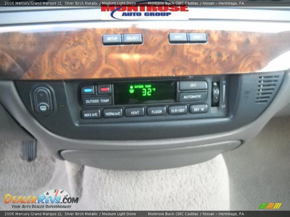 2006 Mercury Grand Marquis LS Silver Birch Metallic / Medium Light Stone Photo #27