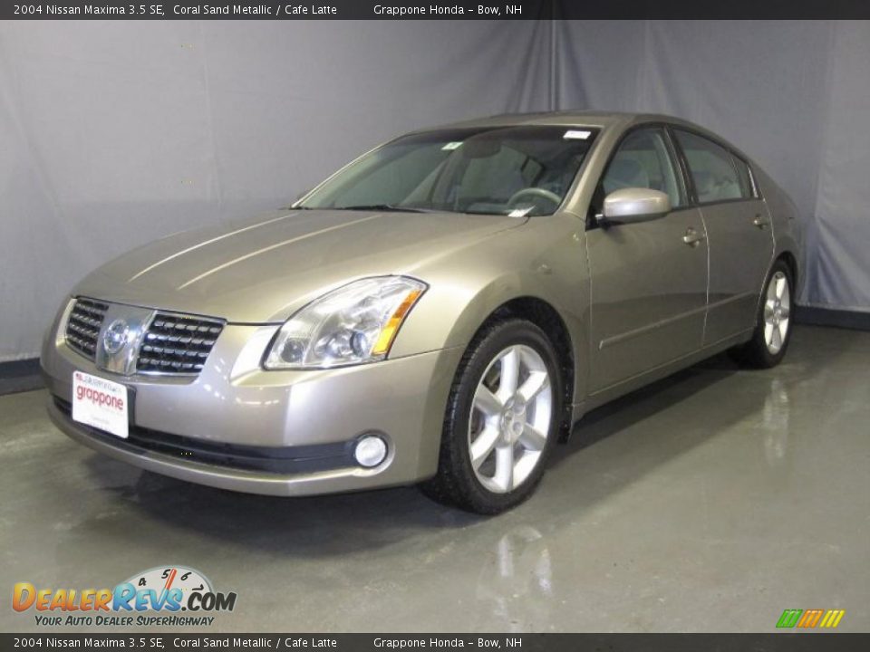 2004 Nissan Maxima 3.5 SE Coral Sand Metallic / Cafe Latte Photo #1