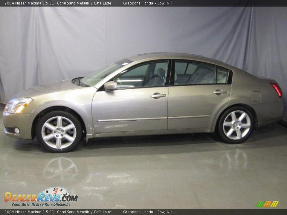 2004 Nissan Maxima 3.5 SE Coral Sand Metallic / Cafe Latte Photo #2