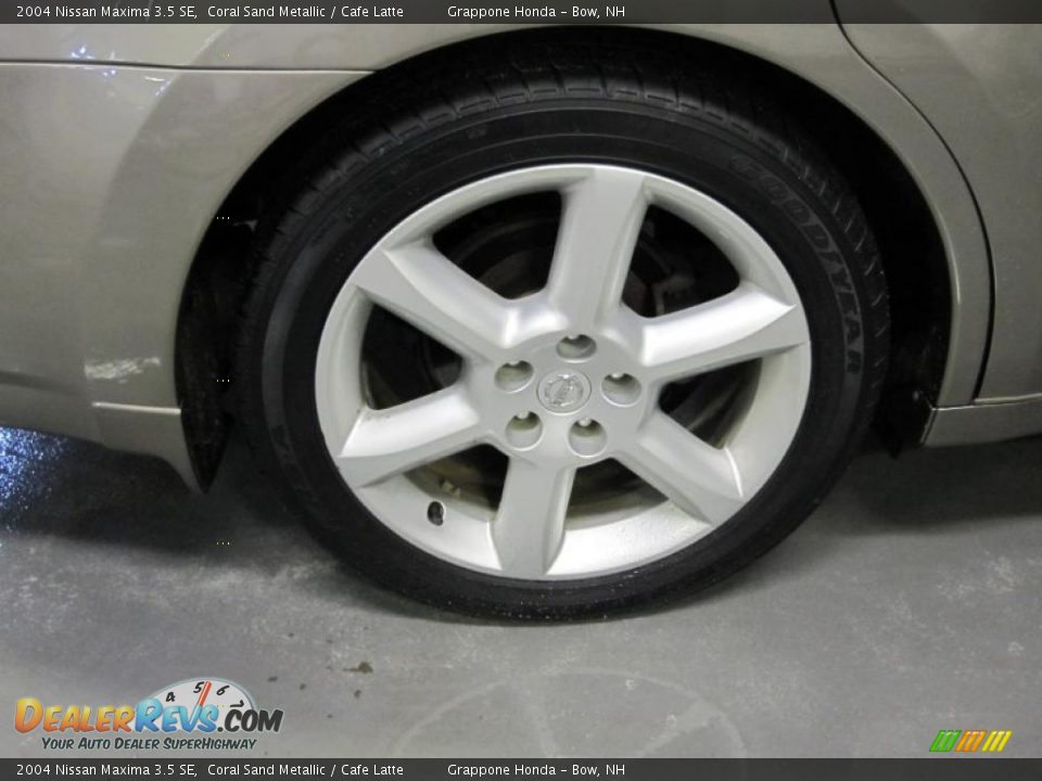 2004 Nissan Maxima 3.5 SE Coral Sand Metallic / Cafe Latte Photo #6