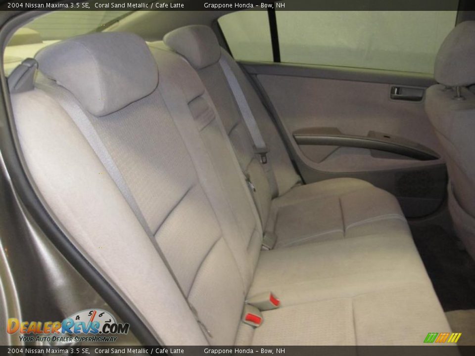 2004 Nissan Maxima 3.5 SE Coral Sand Metallic / Cafe Latte Photo #7