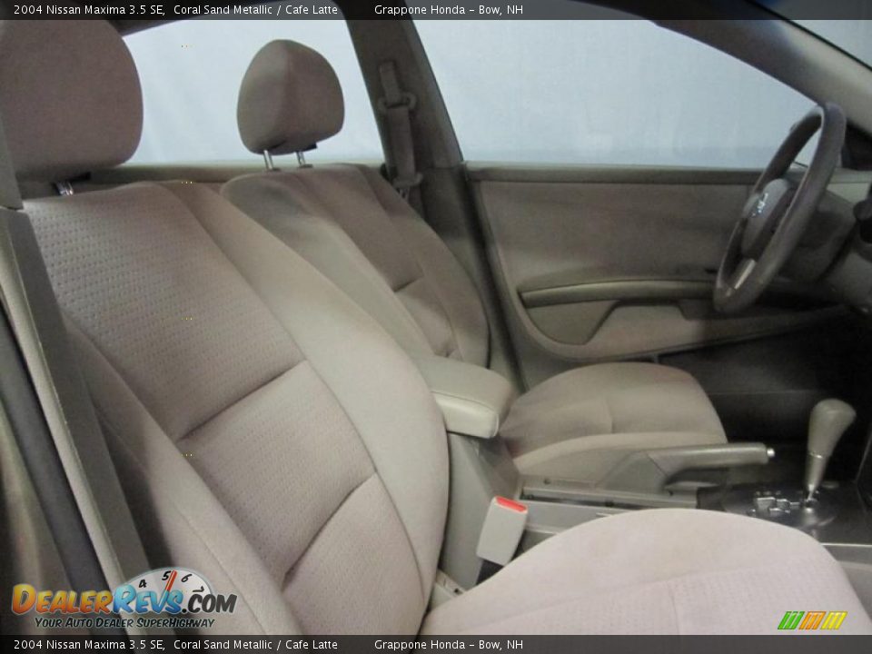 2004 Nissan Maxima 3.5 SE Coral Sand Metallic / Cafe Latte Photo #8