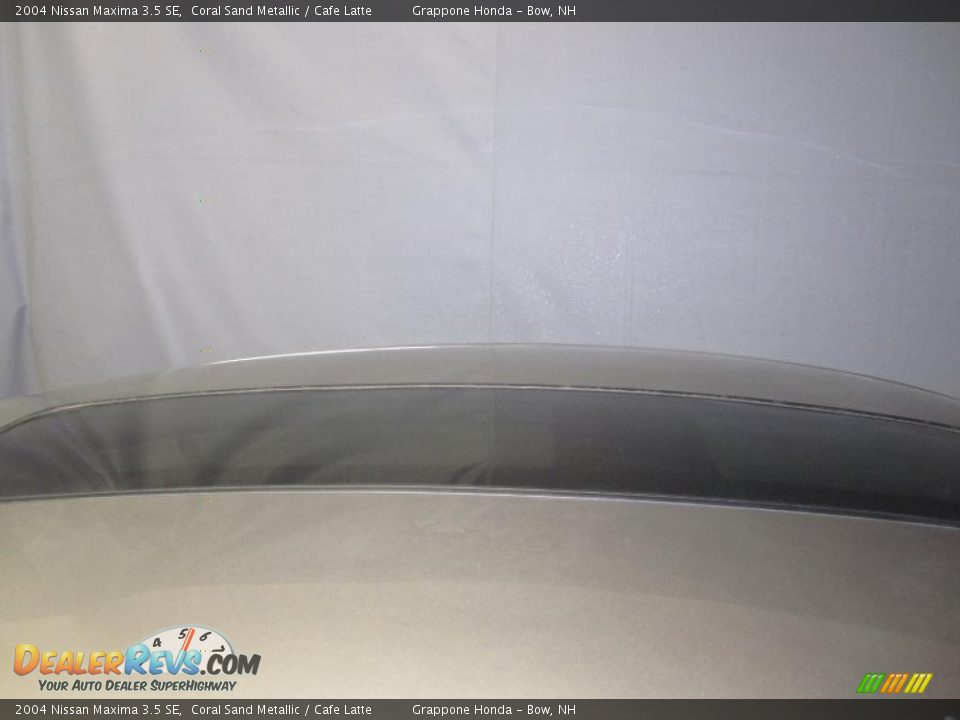 2004 Nissan Maxima 3.5 SE Coral Sand Metallic / Cafe Latte Photo #9