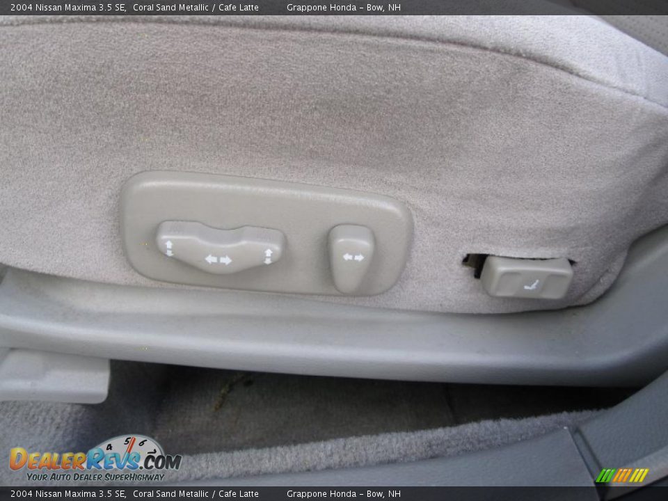 2004 Nissan Maxima 3.5 SE Coral Sand Metallic / Cafe Latte Photo #10