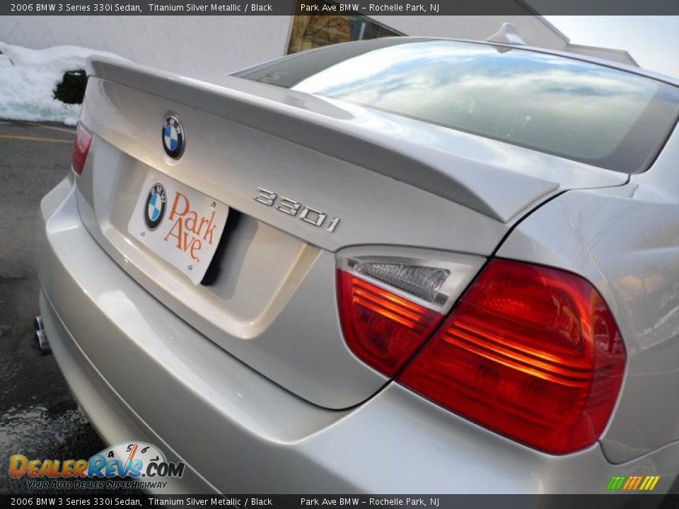 2006 BMW 3 Series 330i Sedan Titanium Silver Metallic / Black Photo #3