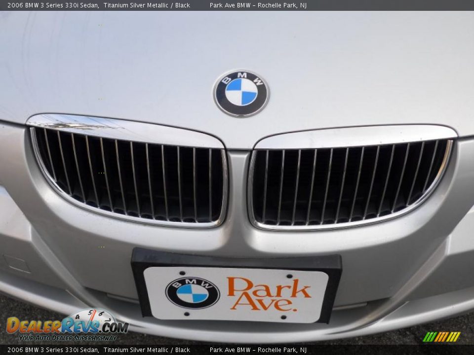 2006 BMW 3 Series 330i Sedan Titanium Silver Metallic / Black Photo #5