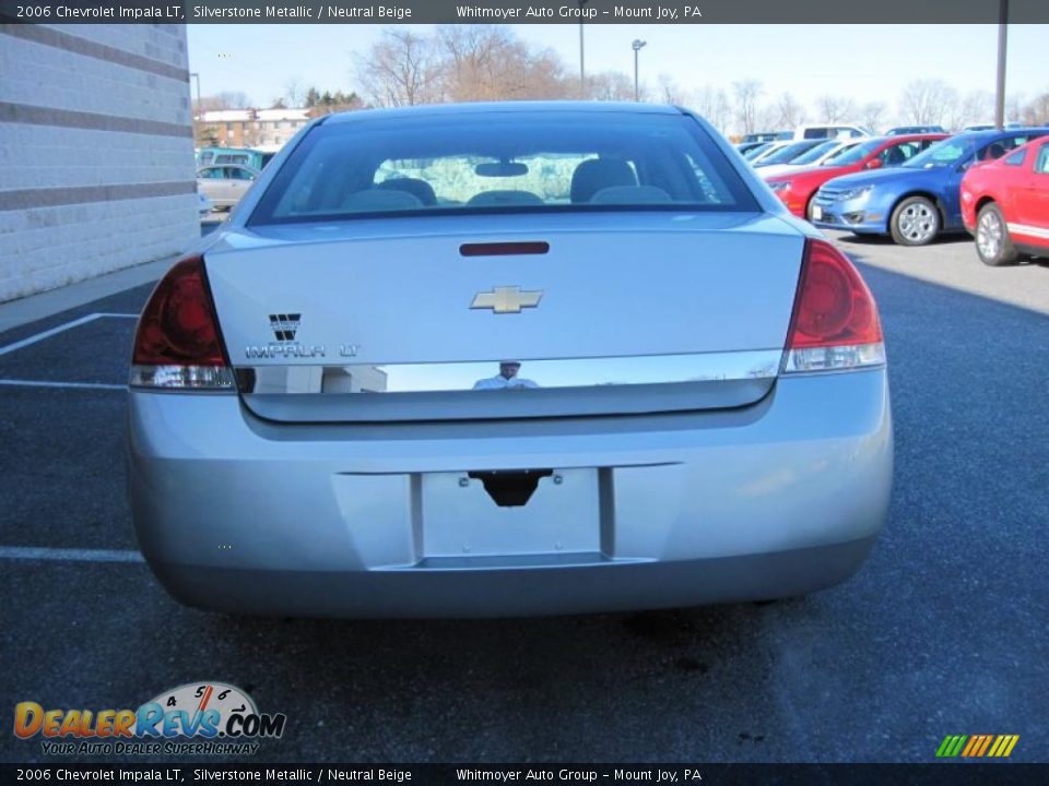 2006 Chevrolet Impala LT Silverstone Metallic / Neutral Beige Photo #8