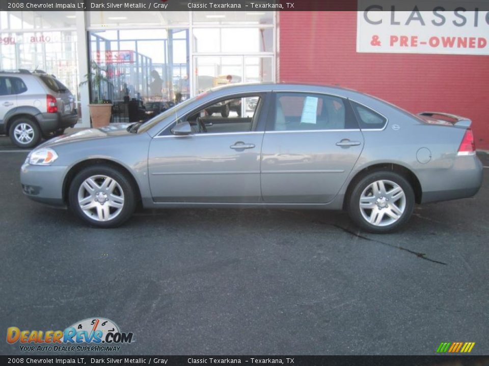 2008 Chevrolet Impala LT Dark Silver Metallic / Gray Photo #3