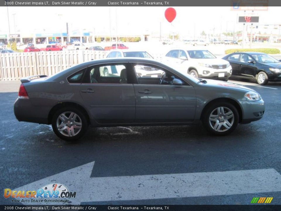 2008 Chevrolet Impala LT Dark Silver Metallic / Gray Photo #4