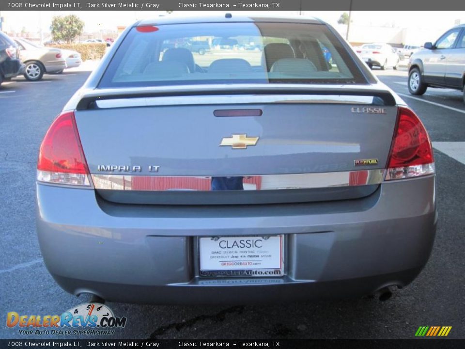 2008 Chevrolet Impala LT Dark Silver Metallic / Gray Photo #6
