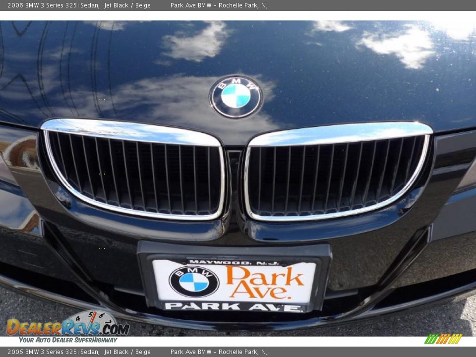 2006 BMW 3 Series 325i Sedan Jet Black / Beige Photo #7