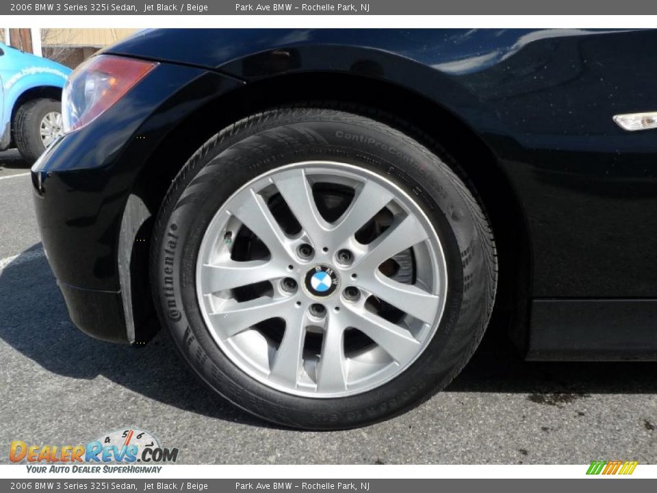2006 BMW 3 Series 325i Sedan Jet Black / Beige Photo #18