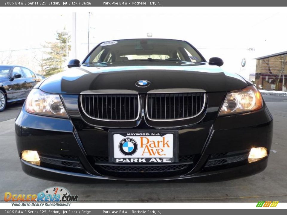 2006 BMW 3 Series 325i Sedan Jet Black / Beige Photo #23