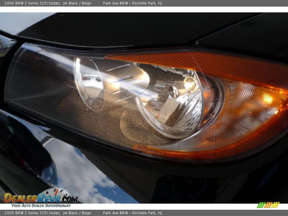 2006 BMW 3 Series 325i Sedan Jet Black / Beige Photo #24