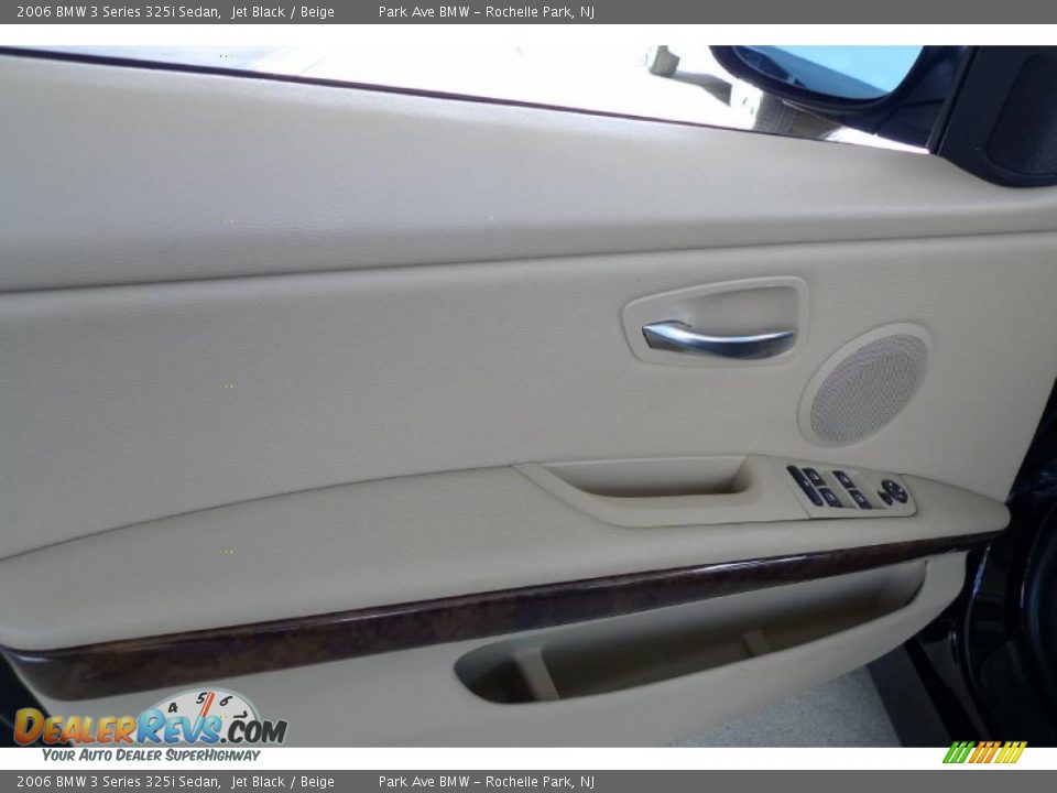 2006 BMW 3 Series 325i Sedan Jet Black / Beige Photo #27