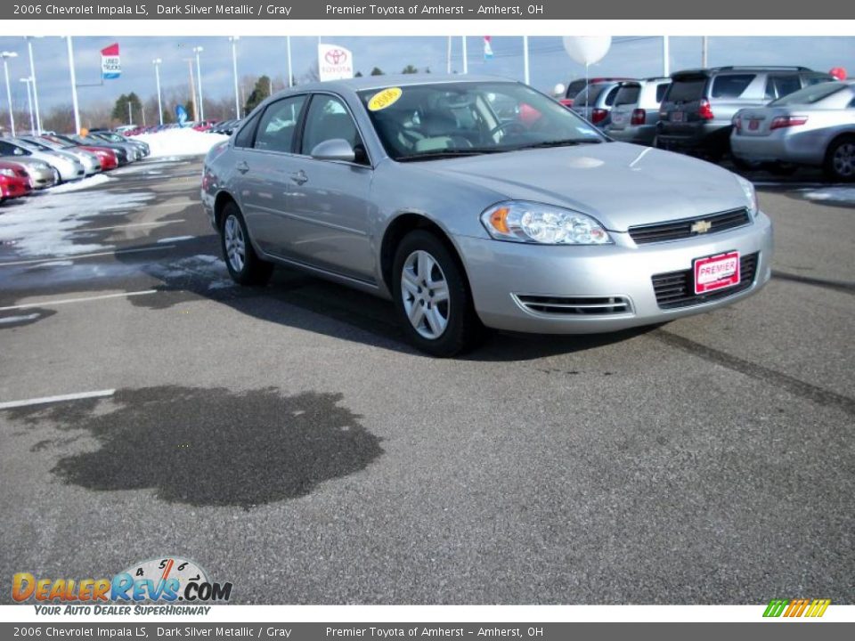 2006 Chevrolet Impala LS Dark Silver Metallic / Gray Photo #3