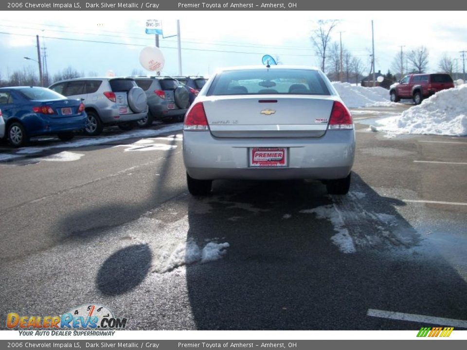 2006 Chevrolet Impala LS Dark Silver Metallic / Gray Photo #6
