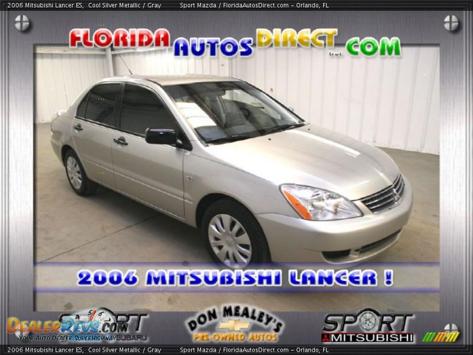 2006 Mitsubishi Lancer ES Cool Silver Metallic / Gray Photo #1